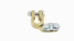 Truck battery terminal reinforced connector