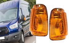 Cristal plástico intermitente color ámbar retrovisor Ford Transit 2014>