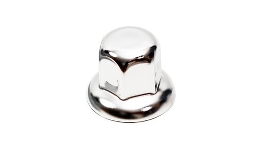 Wheel nut cover 33 mm stainless steel