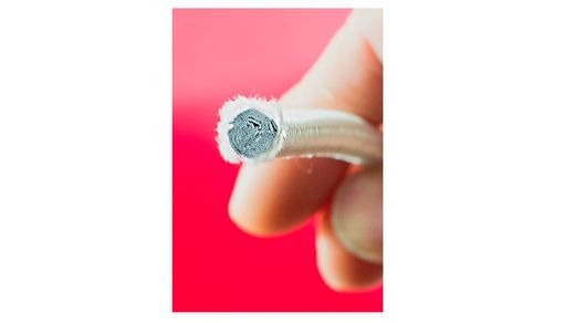 Elastisches Seil für LKW-Markise, hochwertige weiße Farbe, Preis für 1 Laufmeter