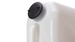 Torneira plástica de tanque de água retangular de 20 litros sem suporte de metal