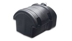 30 Liter Wassertank mit schwarzer Seifenschale