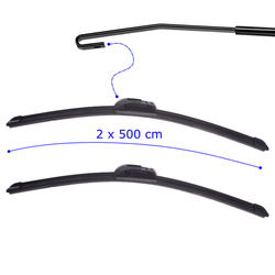 Escobillas limpia parabrisas AR500S Bosch AeroTwin
