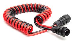 Bipolar spiral NATO with screwed pins cable 2x35 mm² 4 metres