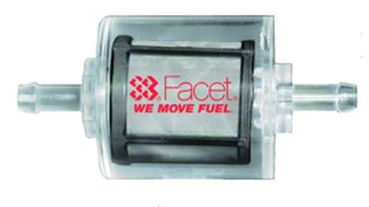 Facet FEP43400. Universeller "Inline"-Filter für 8-mm-Schläuche