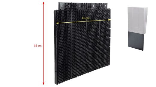 Antispray plastic skirt for half fin 08E07081