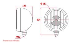 Cibie Oscar type rally long range headlamp