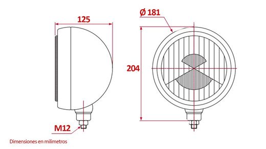 Cibie Oscar type rally long range headlamp