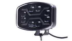 Long range LED headlight + position light + amber flash