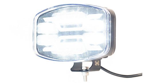 Long range LED headlight + position light + amber flash