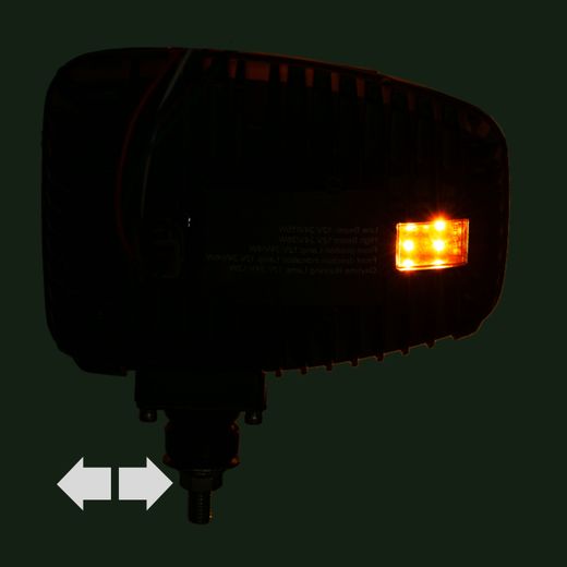 Farol direito 12/24 V totalmente em LED (lado do passageiro)