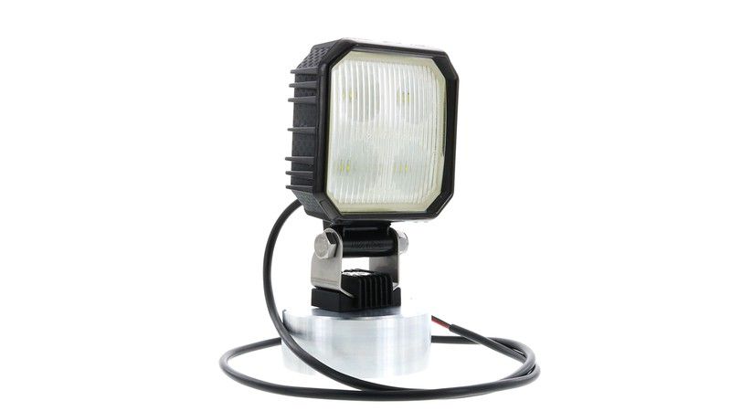 WOWLED Luce Da Lavoro A LED Quadrata 72W - Bianca/Ambra Per Fuoristrada (Kit Con Cablaggio) - 3