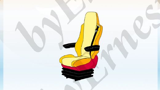 Funda asiento camion tejido color azul X-Type Star