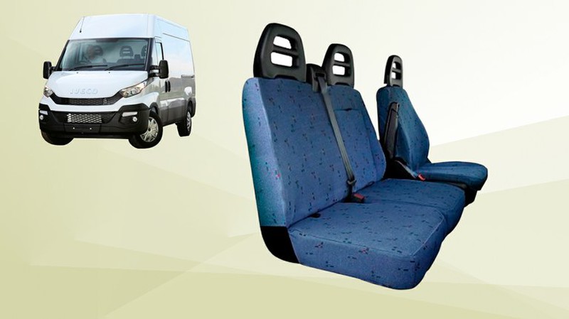 Autobús Transporter Iveco Daily universal ya referencia funda del asiento rimers-Prime 1+2 
