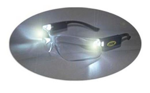 Gafas seguridad 2 Led's recargables USB