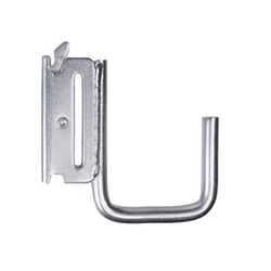 Gancho cuadrado lateral para rail universal