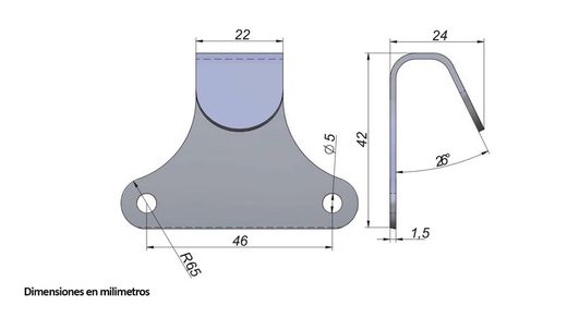 Corda elastica con gancio in metallo a forma di cuore e trifoglio