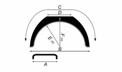 garde-boue arrière 450 à base plate