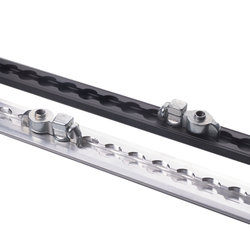 Herraje doble rosca hembra para rail carga aluminio aeronáutico