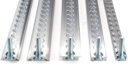 Trilho aeronáutico M10 de encaixe macho deslizante