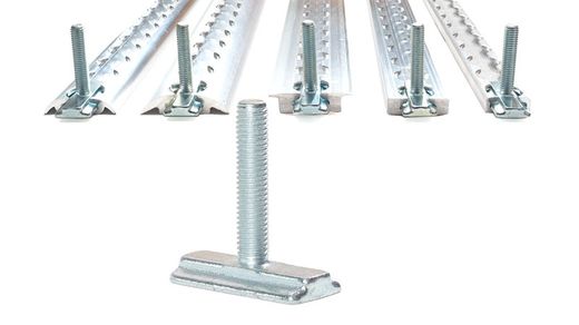 Sliding male fitting M8 aeronautical rail