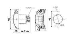 Indicatore laterale ambra Renault