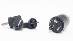 Chave de ignição e motor de arranque para ambientes agressivos