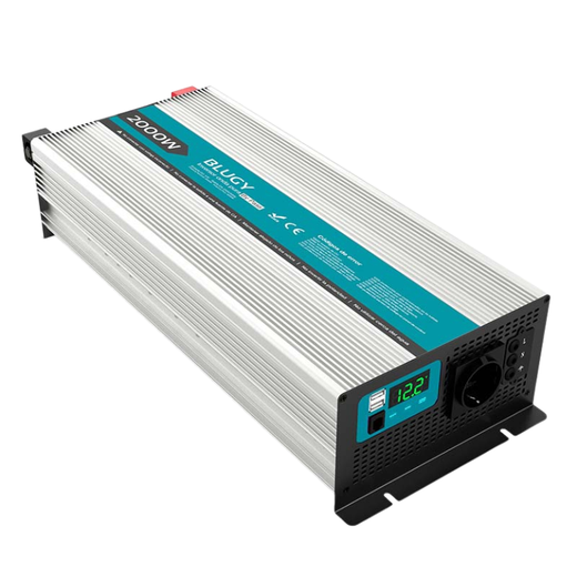 Inversor 12V 2000W onda sinusoidal pura con función by-pass