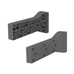 Juego de soportes horizontales 420 para cajones de plástico Bawer serie E0