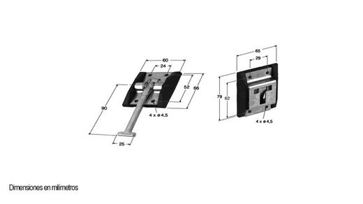 Conjunto de retentor de porta em aço inoxidável em T macho e fêmea