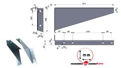 Conjunto de suportes para depósito de água 30 litros