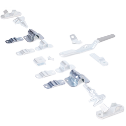 Abrazadera ancha 80 para tubo de Ø 27 mm falleba tipo contenedor 1 unidad