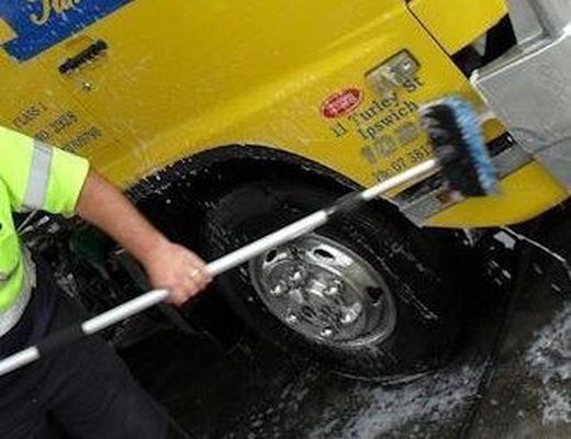 Kit lavaggio spazzola+manico estensibile