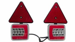Kit pilotos Led 12/24V remolque con imán cable de 7.5 metros