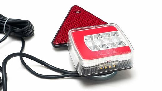 Kit pilotos Led 12/24V remolque con imán cable de 7.5 metros