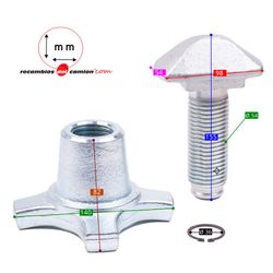 Kit de réparation de conteneur Twist Lock