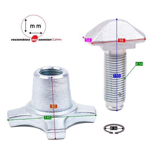 Kit de réparation de conteneur Twist Lock