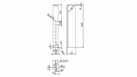 Tool box supports kit 255 Daken