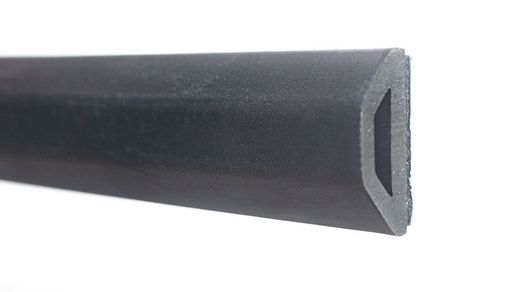 Flexible EPDM rubber adhesive molding 20 dimensions height 20 x width 8 mm (cut by meter)