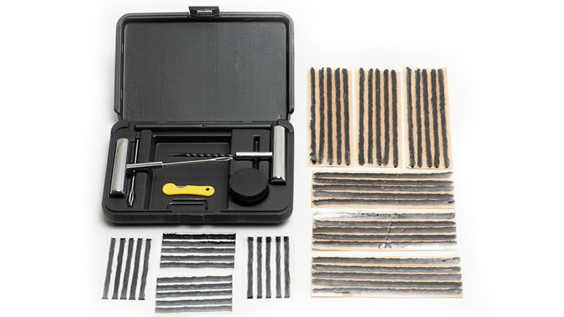 Kit de pinchazos de herramientas SECRETDRESSING Reparación de neumáticos neumáticos sin cámara bolsa de transporte con doble cierre 20 mechas