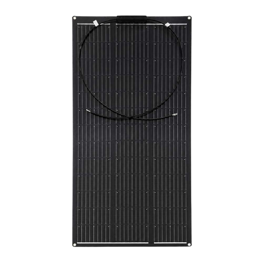 Panel solar monocristalino semiflexible, 105W, 1040x503x3 mm