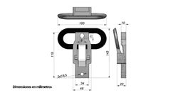 Klappbarer Minitritt aus Metall