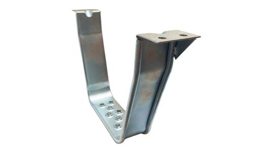 Fixed galvanized bracket 255 to be screwed under the floor