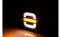 Pilota 2 funzioni LED 12/24V - Posizione frontale e indicatore ROCA