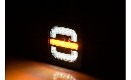 Pilota 2 funzioni LED 12/24V - Posizione frontale e indicatore ROCA