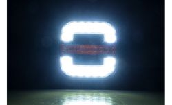 Pilota 2 funzioni LED 12/24V - Posizione frontale e indicatore ROCA