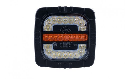 Pilot 3 functions LED 12/24V Front position, intermittent and daylight