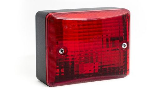 Fendinebbia posteriore con lente Sim rossa