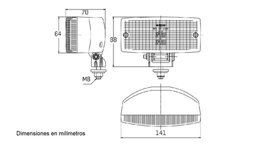 Roter Nebelscheinwerfer Sim