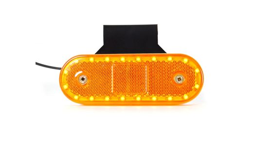 Gyrophare Led Ambre 12/24V WAS47 et voyant latéral